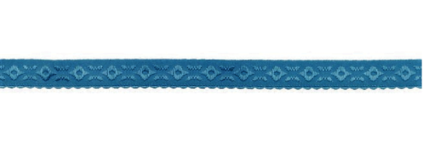 Elastisches Schrägband JACQUARD 12mm blau